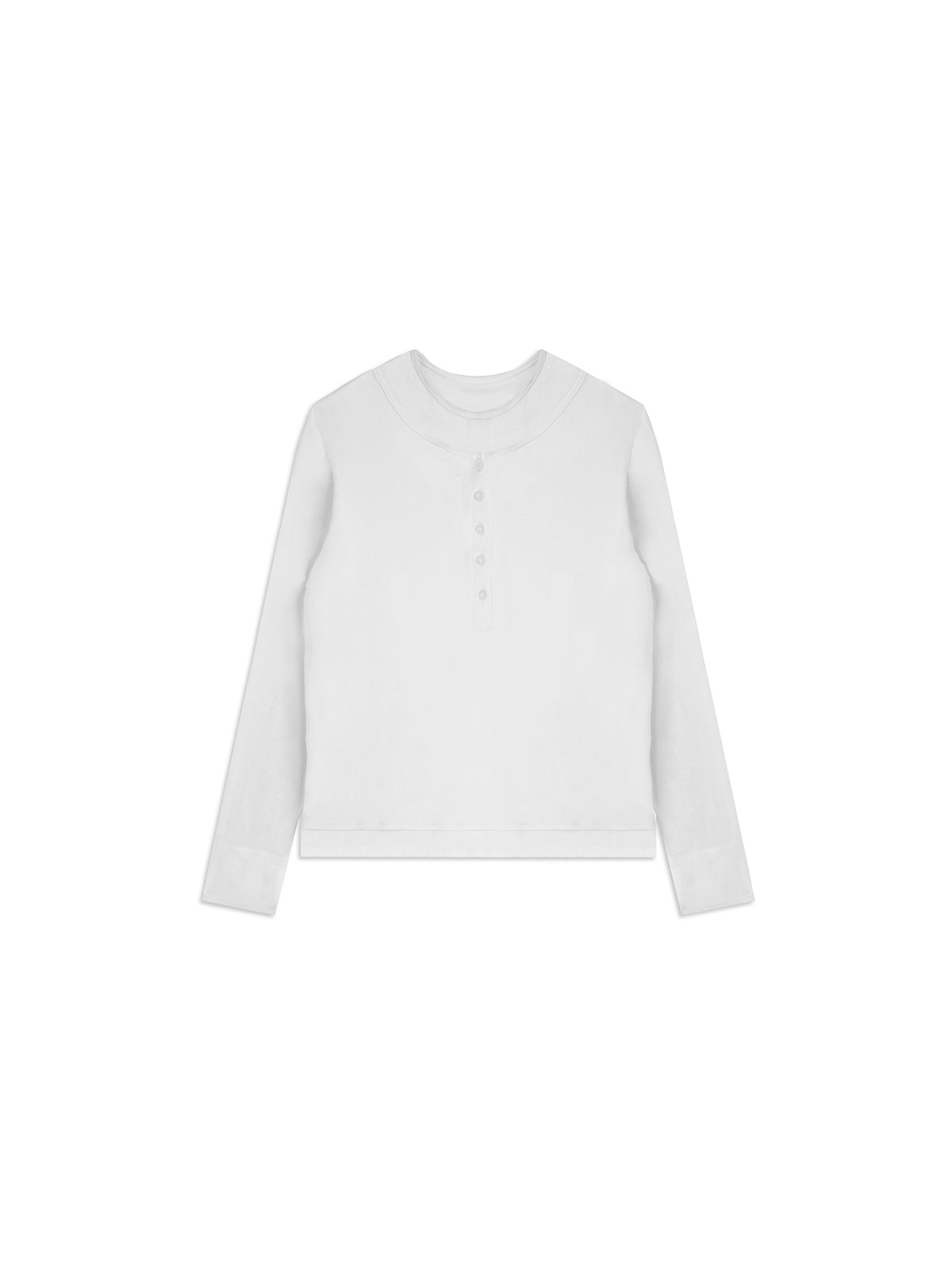 Henley Long Bottons Double Layer Biege