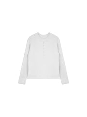 Henley Long Bottons Double Layer Biege