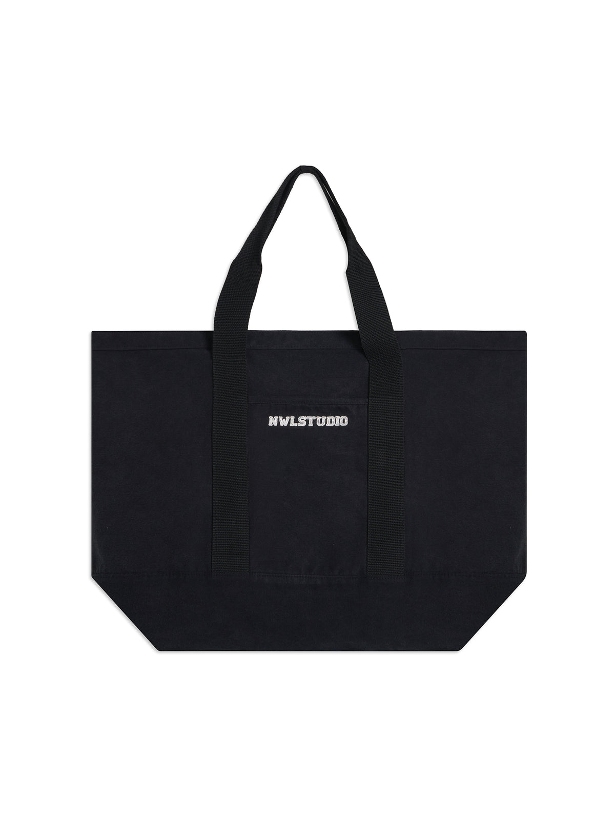 Big Tote Bag Canvas Black Fade
