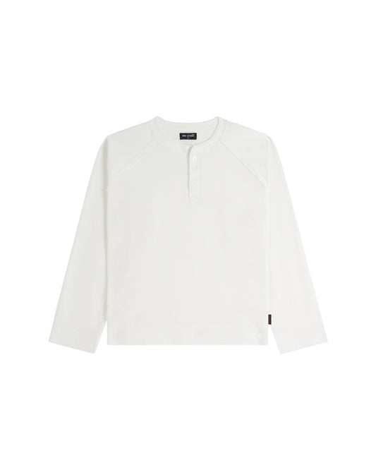 Henley Shirt long Sleeve Waffle