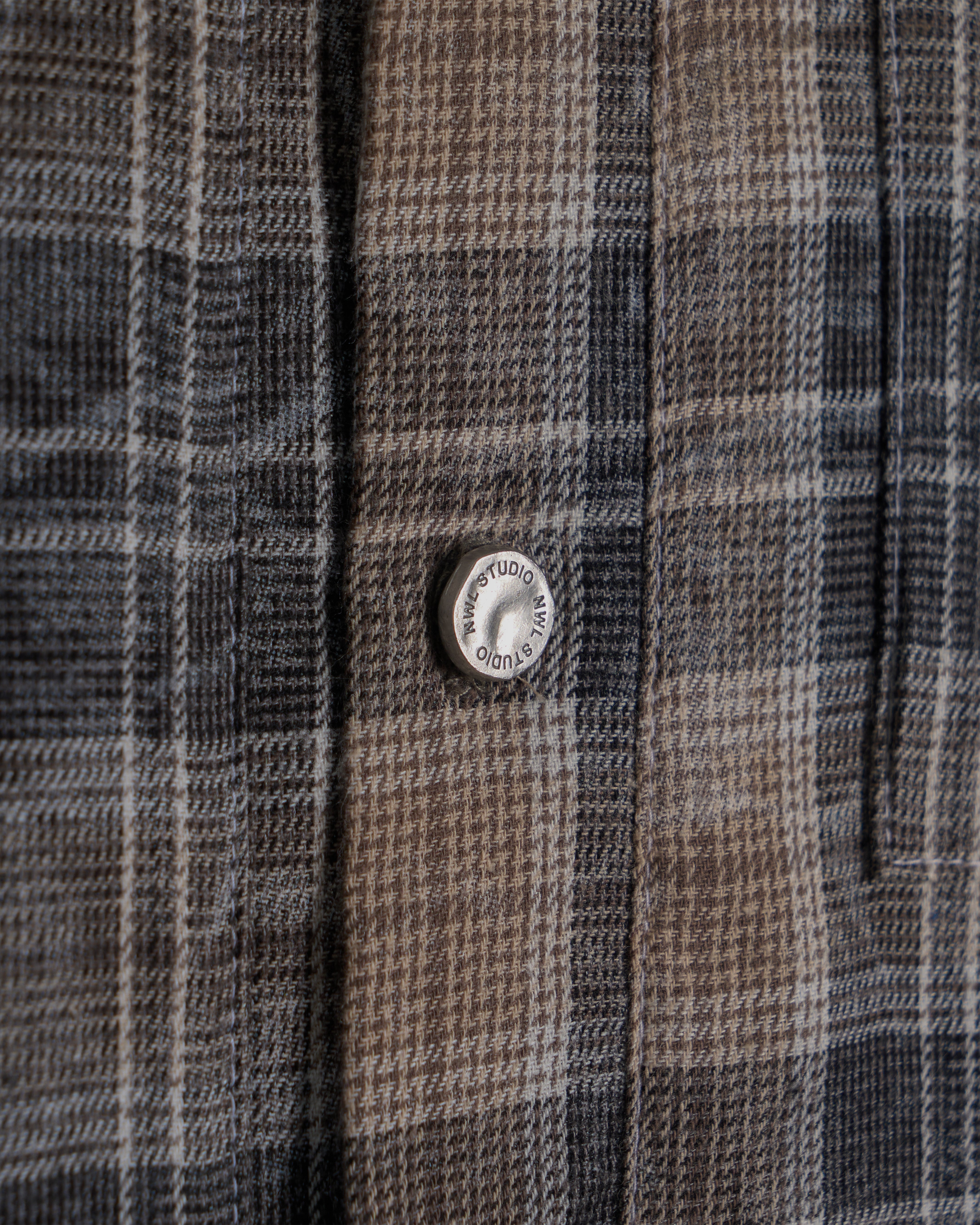Vixen Long Sleeve Plaid Shirt (Ships on Oct 20)