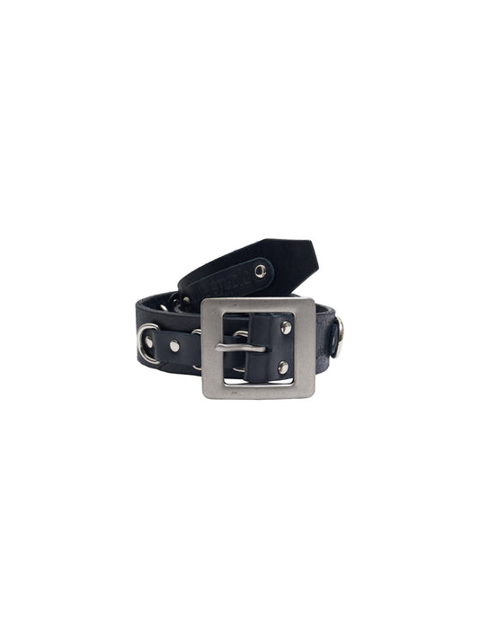 1of1 Handmade Leather Black Belt 05