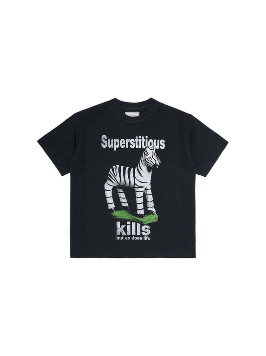 Superstitious Zebra Regular Black Fade