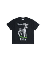 Superstitious Zebra Regular Black Fade