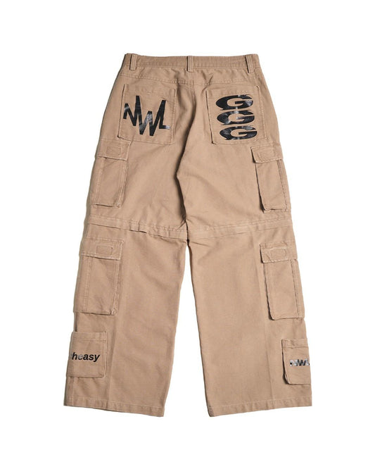 NWL24 NWLxGETRICHEASY 06 Cargo Pant Ovaltine