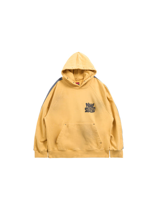 Serpodorian Rivets Hoodie Yellow