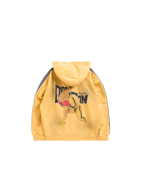 Serpodorian Rivets Hoodie Yellow
