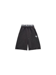 Dandadan Layered Plaid Short Black