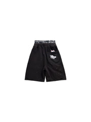 Dandadan Layered Plaid Short Black