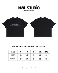 Make Life Better Black Boxy