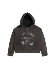 44TEES 05 Hoodie Zip Faded