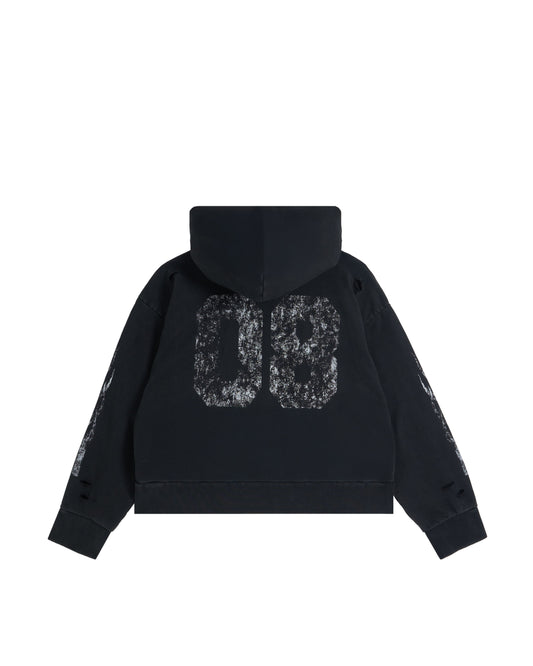 44TEES 21 Hoodie Faded