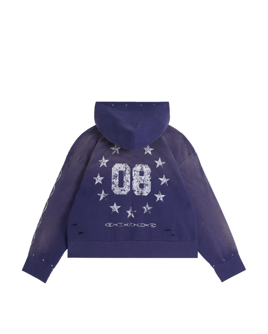 44TEES 31 Purple Faded