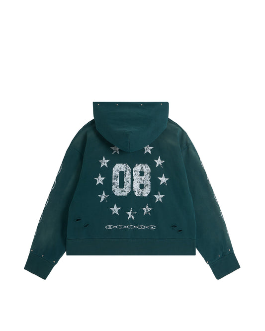 44TEES 41 Green Faded