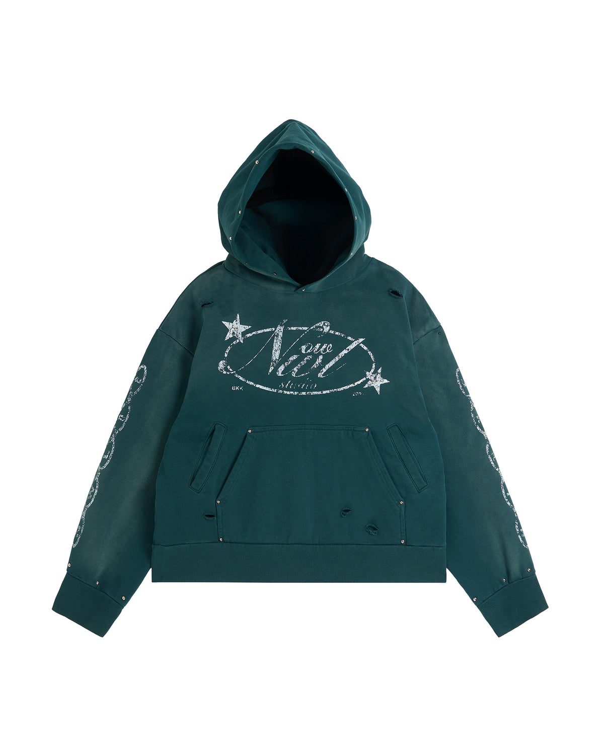 44TEES 41 Green Faded