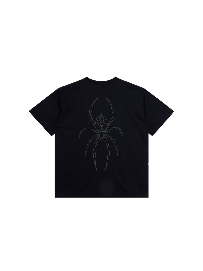 NWL Spider Graphic Tees Regular Black