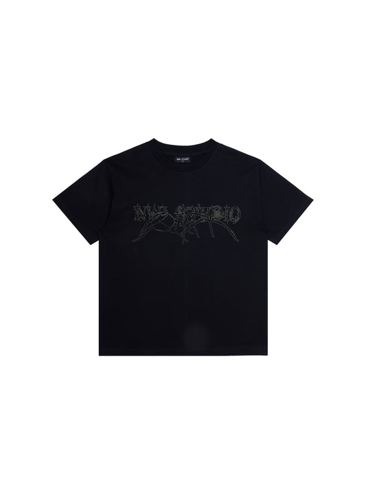 NWL Spider Graphic Tees Regular Black