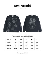 Yantra Long Sleeve Black Fade